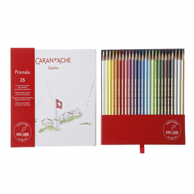 Набір акварельних олівців Caran d&#39;Ache Prismalo 100 років 25 кольорів