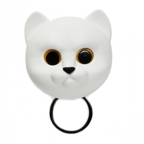Ключниця настінна Neko Cat Qualy Біла