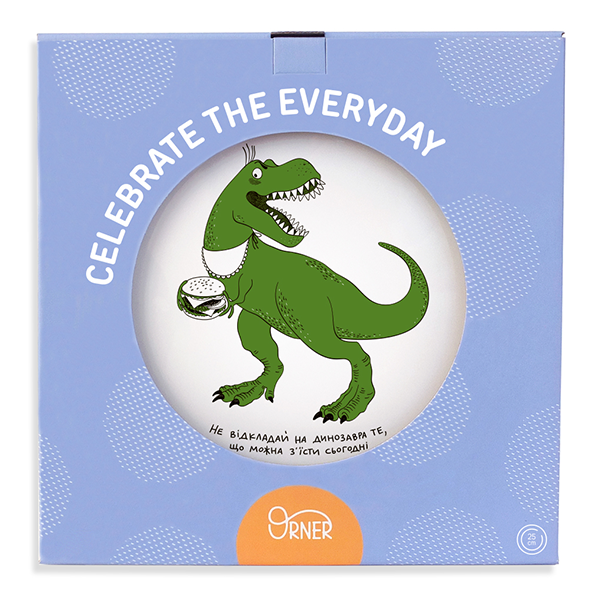 Тарелка Orner Канапкозавр