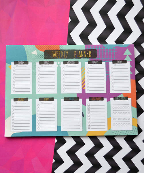 Тижневий планер Геометрія