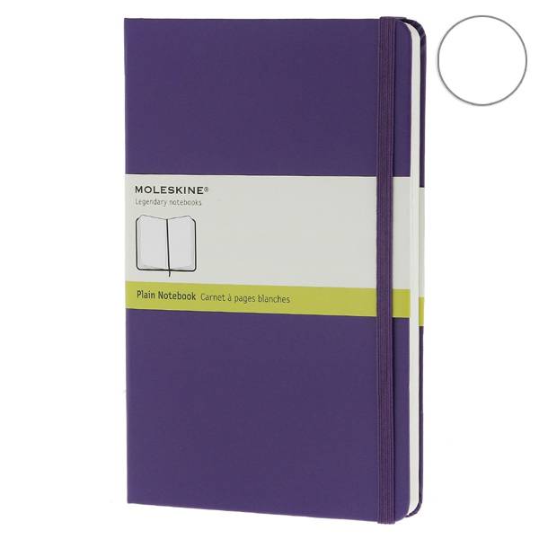Карманный блокнот Moleskine Classic Твердая обложка Фиолетовый Чистые листы