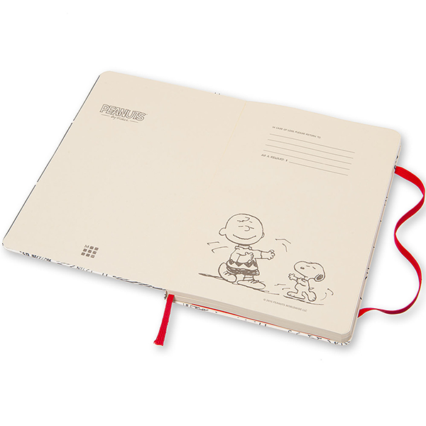 Середній блокнот Moleskine Peanuts Білий