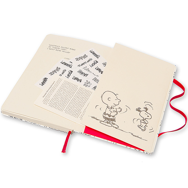 Середній блокнот Moleskine Peanuts Білий