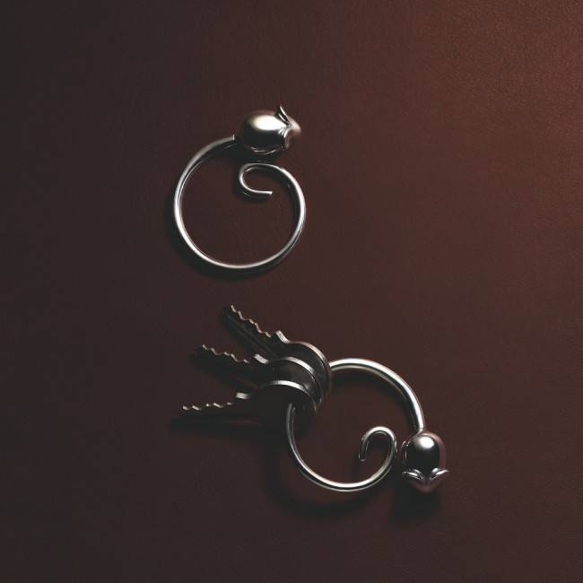 Брелок для ключей PIP Alessi Полированная сталь Брелок для ключей PIP Alessi Полированная сталь