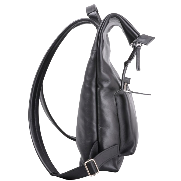 Рюкзак из кожи Jizuz Desert черный (гладкая кожа)