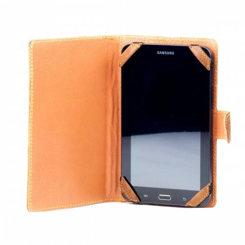 Кожаный чехол для планшета 7" Black Brier на магните Коричневый (PK7-80)