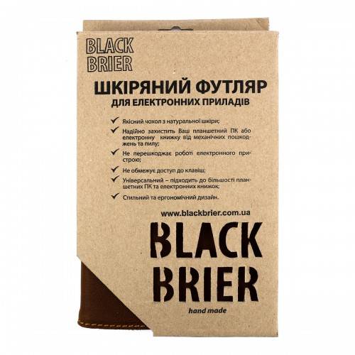 Кожаный чехол для планшета 7" Black Brier на магните Коричневый (PK7-80)