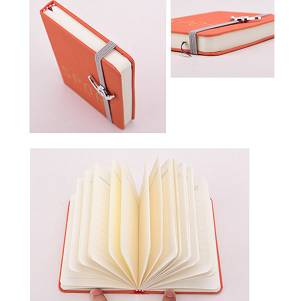 Блокнот Languo Sport в текстильной обложке Бежевый Блокнот Languo Sport в текстильной обложке Бежевый