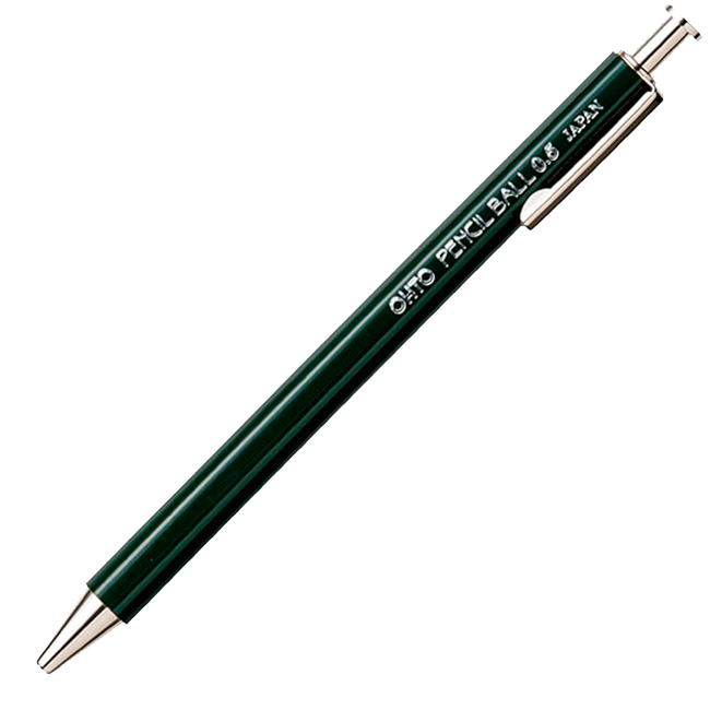Шариковая ручка OHTO Pencil Ball 0.5 Зеленая
