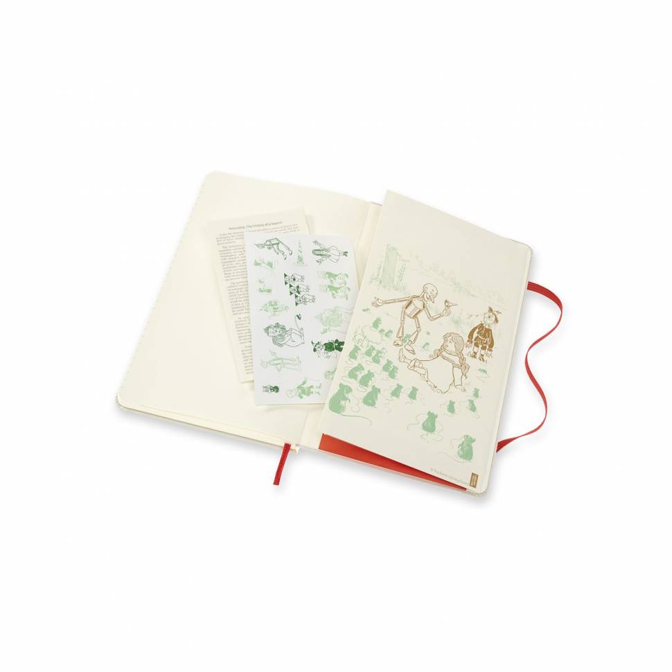 Средний блокнот Moleskine Wizard of OZ Поле Маков в линию Средний блокнот Moleskine Wizard of OZ Поле Маков в линию