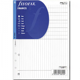 Бланки Финансы Filofax A5 White (340618)
