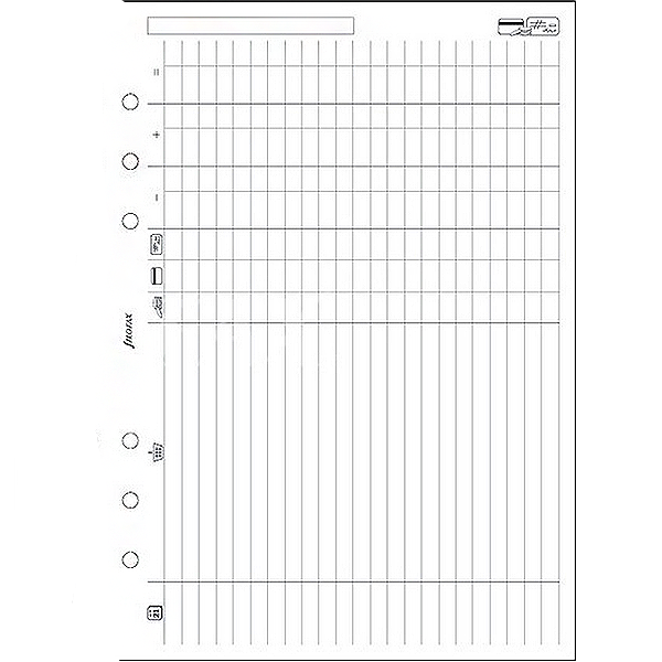 Бланки Финансы Filofax A5 White (340618)