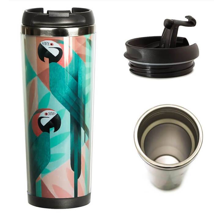 Термокружка Ziz Попугай (380 мл)