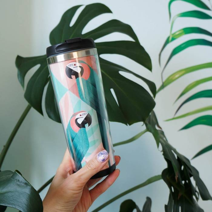 Термокружка Ziz Попугай (380 мл)