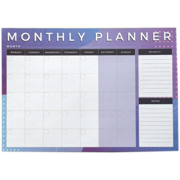 Настольный Планер Monthly Planner Фиолетовый