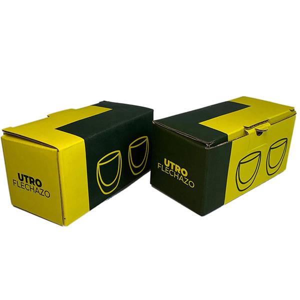 Набор стаканов UTRO Flechazo 80 мл​ с двойным дном