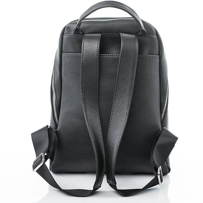 Рюкзак шкіряний Фіш 17 Yana Belyaeva Чорний