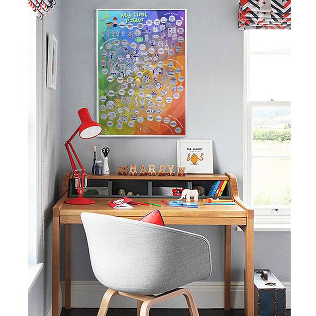 Скретч постер My Map для детей My First Poster