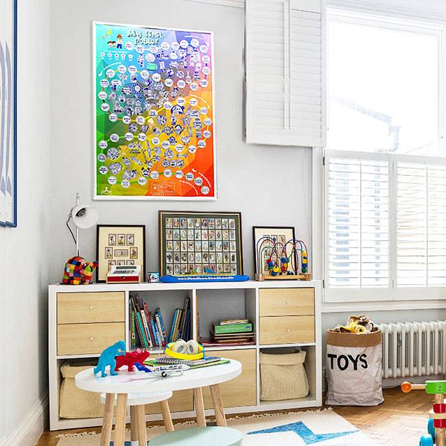 Скретч постер My Map для детей My First Poster