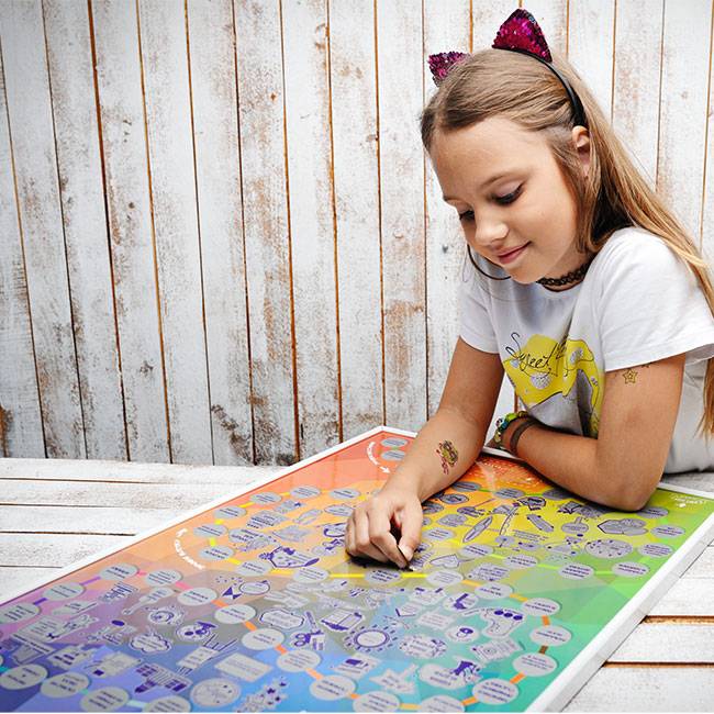 Скретч постер My Map для детей My First Poster