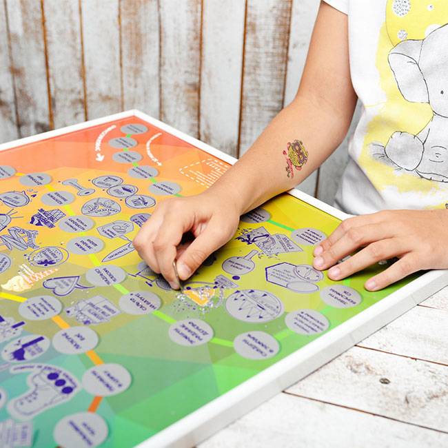 Скретч постер My Map для детей My First Poster