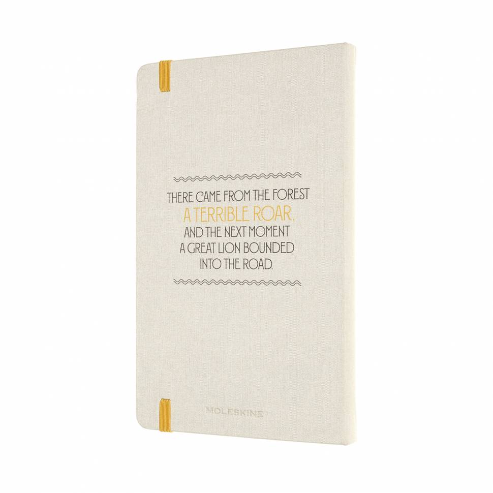 Средний блокнот Moleskine Wizard of OZ Лев чистые листы