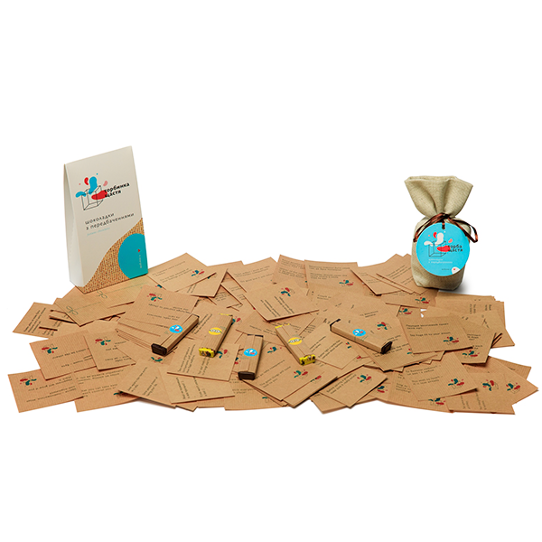 Мішечок з шоколадом Торба Щастя шоколад з прогнозом