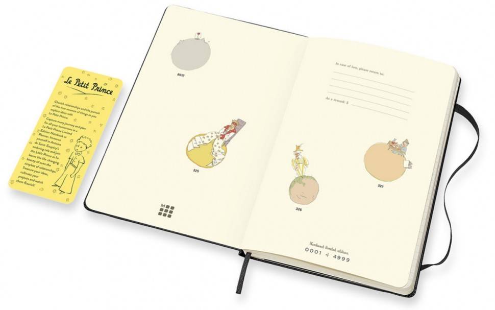 Средний Блокнот Moleskine Le Petit Prince в подарочной упаковке Линия