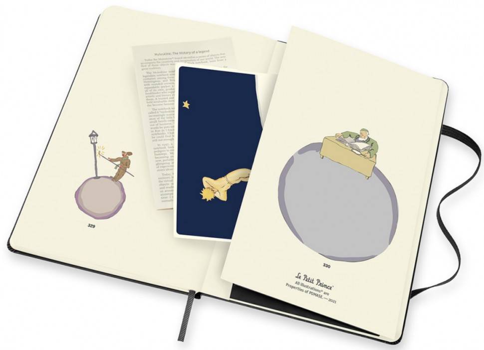 Средний Блокнот Moleskine Le Petit Prince в подарочной упаковке Линия