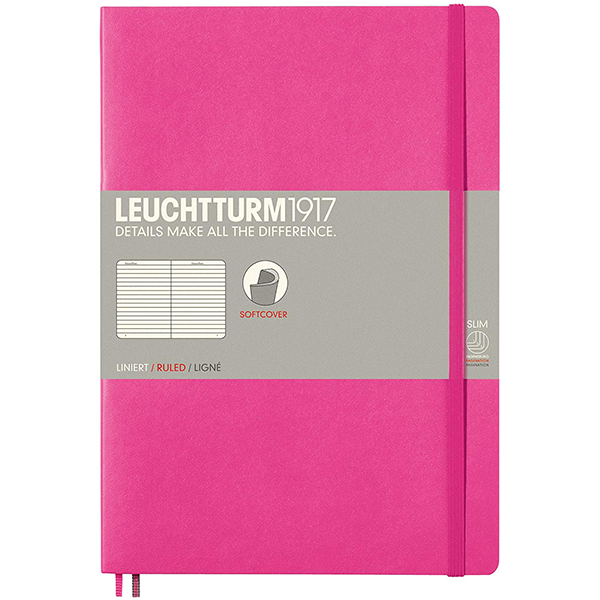 Блокнот Leuchtturm1917 Composition Мягкая обложка Розовый Линия (349290)