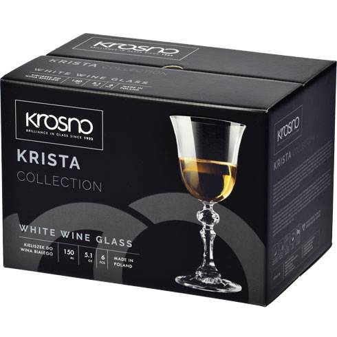Набір Келихів на ніжці Krosno Krista 220 мл 6 шт