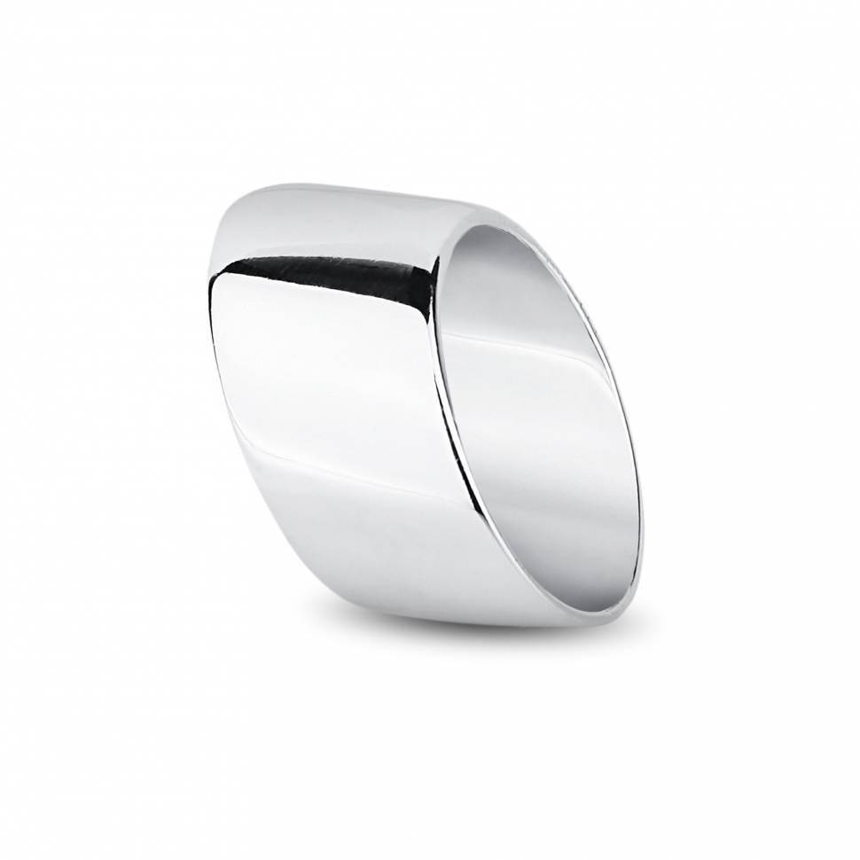 Кольцо из серебра Yastreb Shear Ring Cкошенное