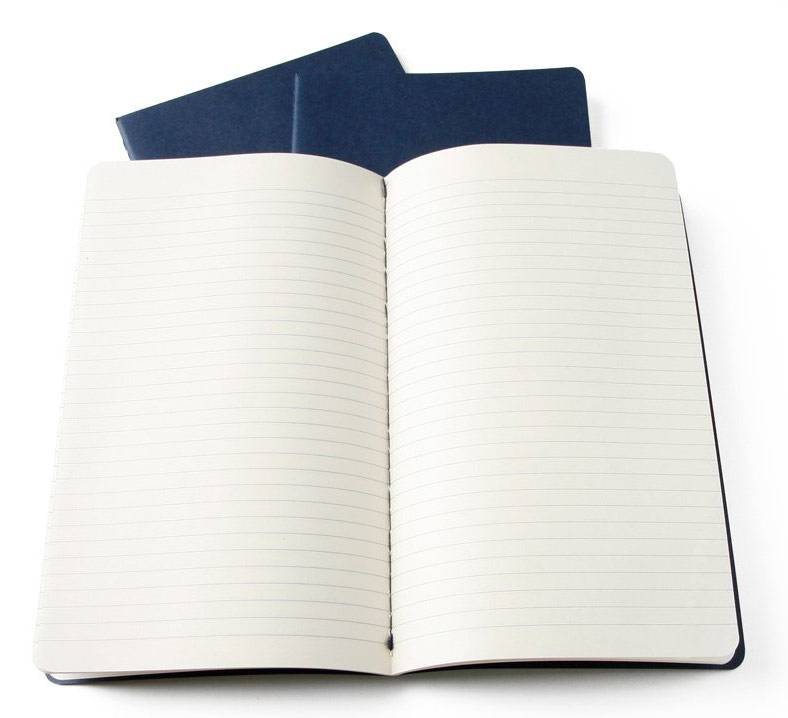 Середня зошит (3 шт) Moleskine Cahier бежева Лінія