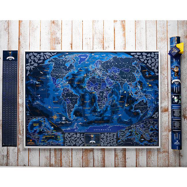 Скретч-карта мира My Map Discovery edition