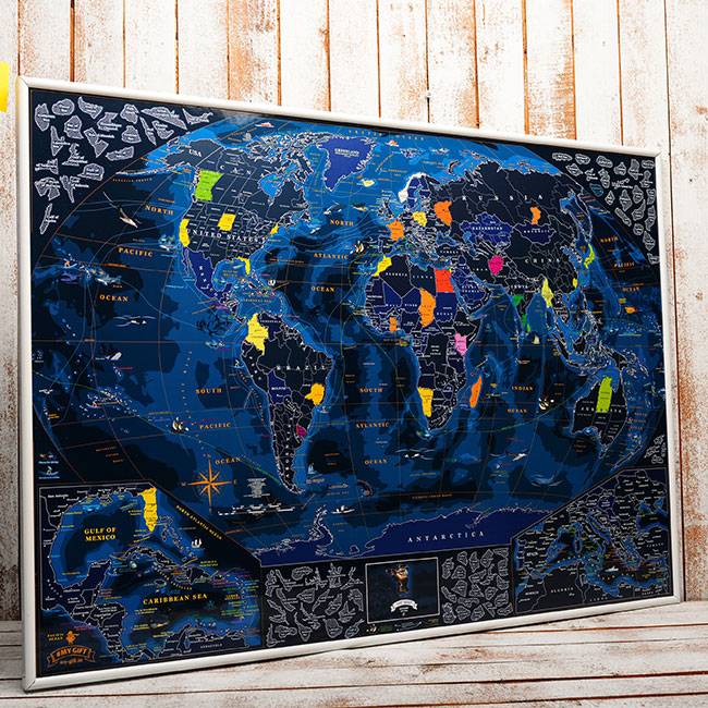 Скретч-карта мира My Map Discovery edition