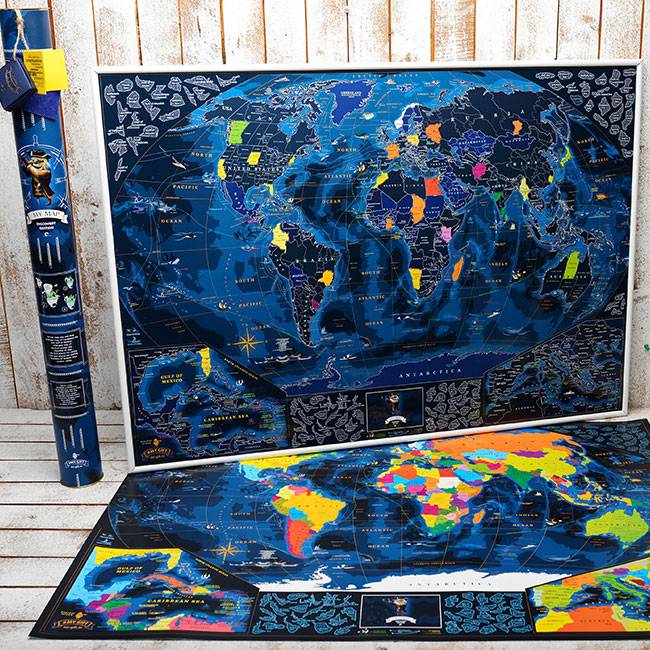 Скретч-карта мира My Map Discovery edition