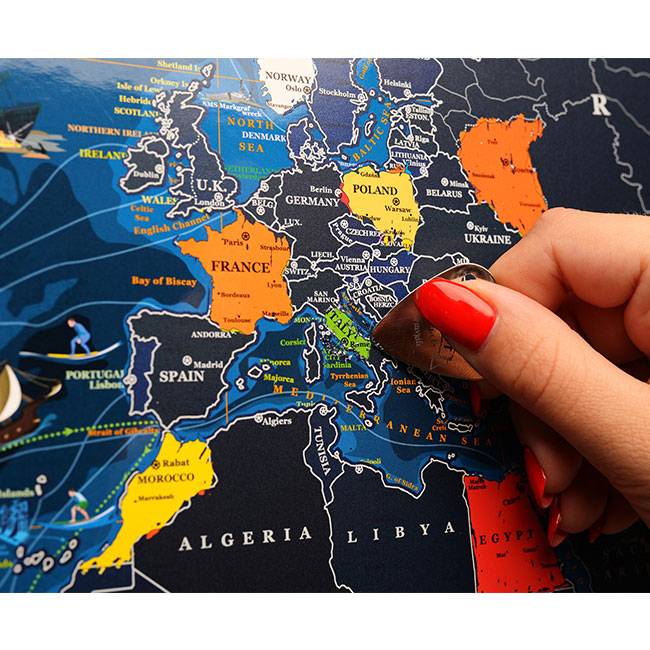 Скретч-карта мира My Map Discovery edition