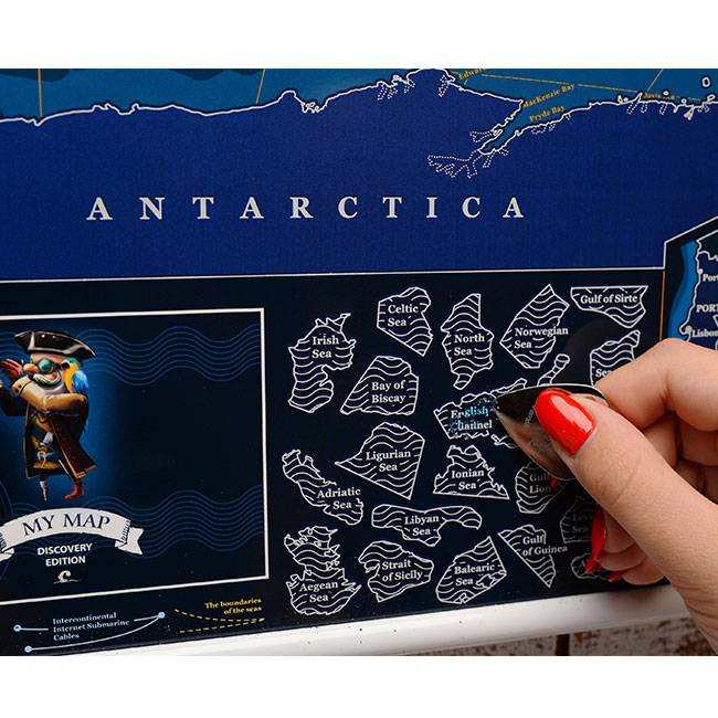 Скретч-карта мира My Map Discovery edition