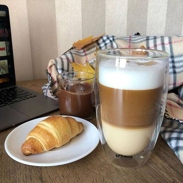 Набір склянок UTRO Flechazo 450 мл з подвійним дном 2 шт