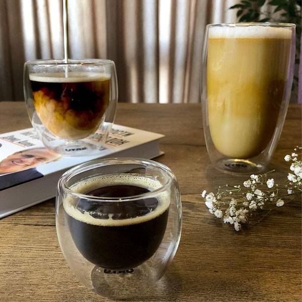 Набір склянок UTRO Flechazo 450 мл з подвійним дном 2 шт