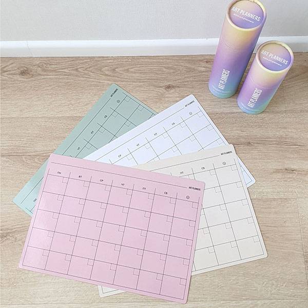 Многоразовый магнитный календарь на месяц Розовый Кварц