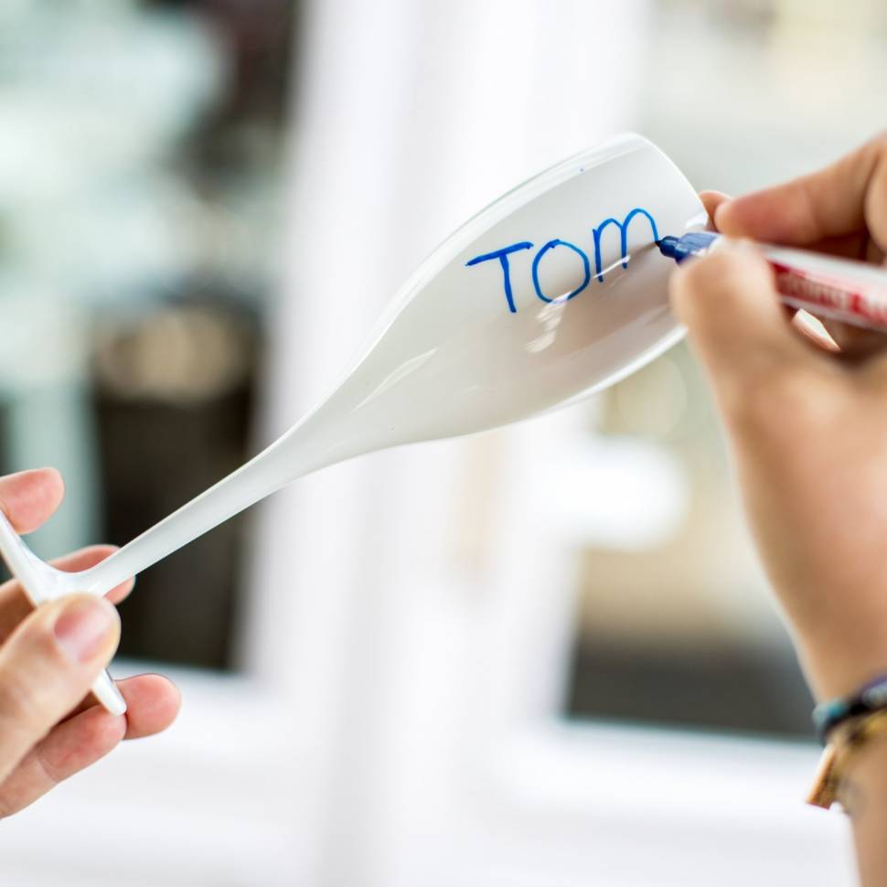 Бокал для шампанского Koziol Белый