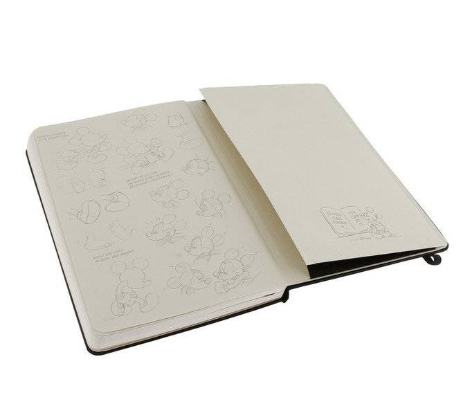 Средний блокнот Moleskine Disney линия черный