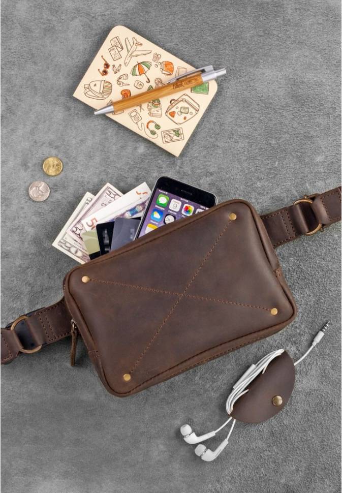 Сумка на пояс BlankNote DropBag Горіх