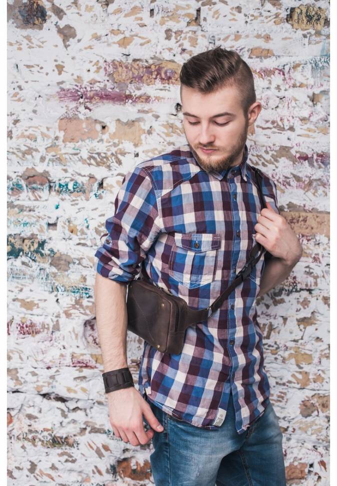 Сумка на пояс BlankNote DropBag Горіх