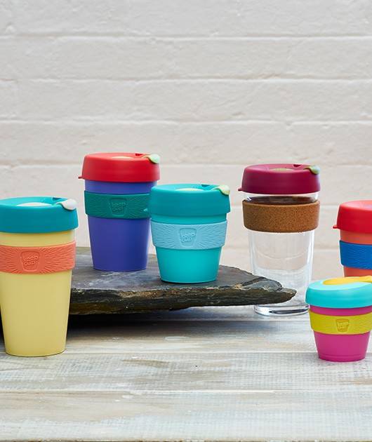 Термокружка KeepCup зі скла Brew Small Cork Flutter 227мл Термокружка KeepCup зі скла Brew Small Cork Flutter 227мл