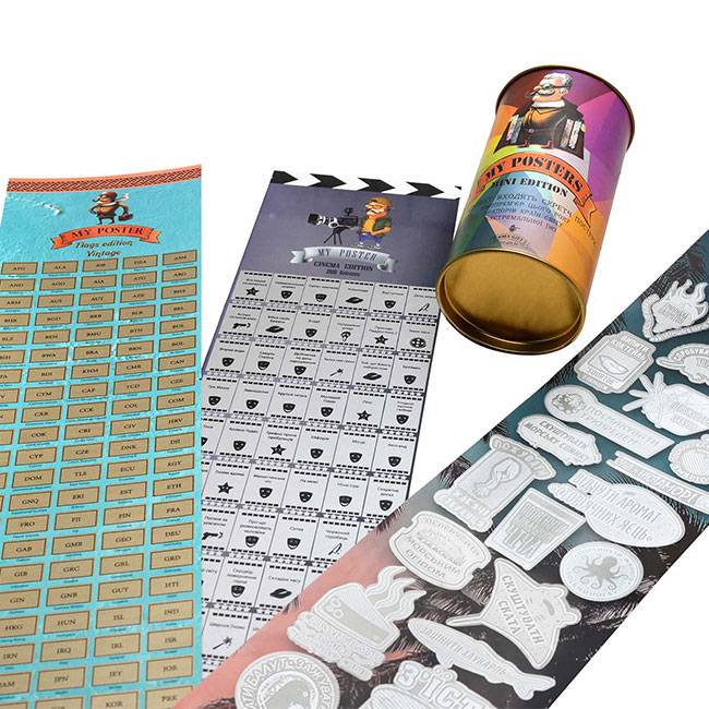 Набор скретч постеров My Map My Posters Mini edition