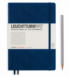 Блокнот Leuchtturm1917 Середній Темно-синій Лінія (342 922)