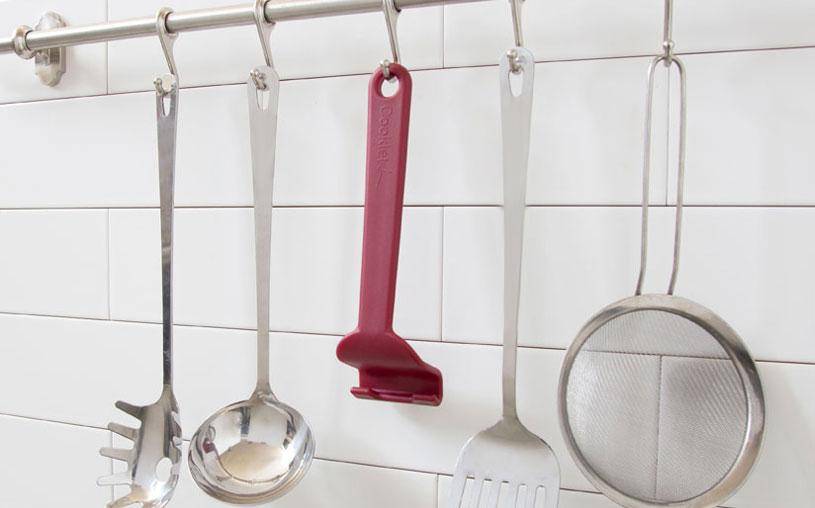 Кухонна підставка для планшета Cooklet Peleg Design Чорна