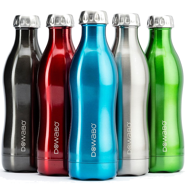 Термос бутылка Dowabo 750 мл Blue Metallic Collection